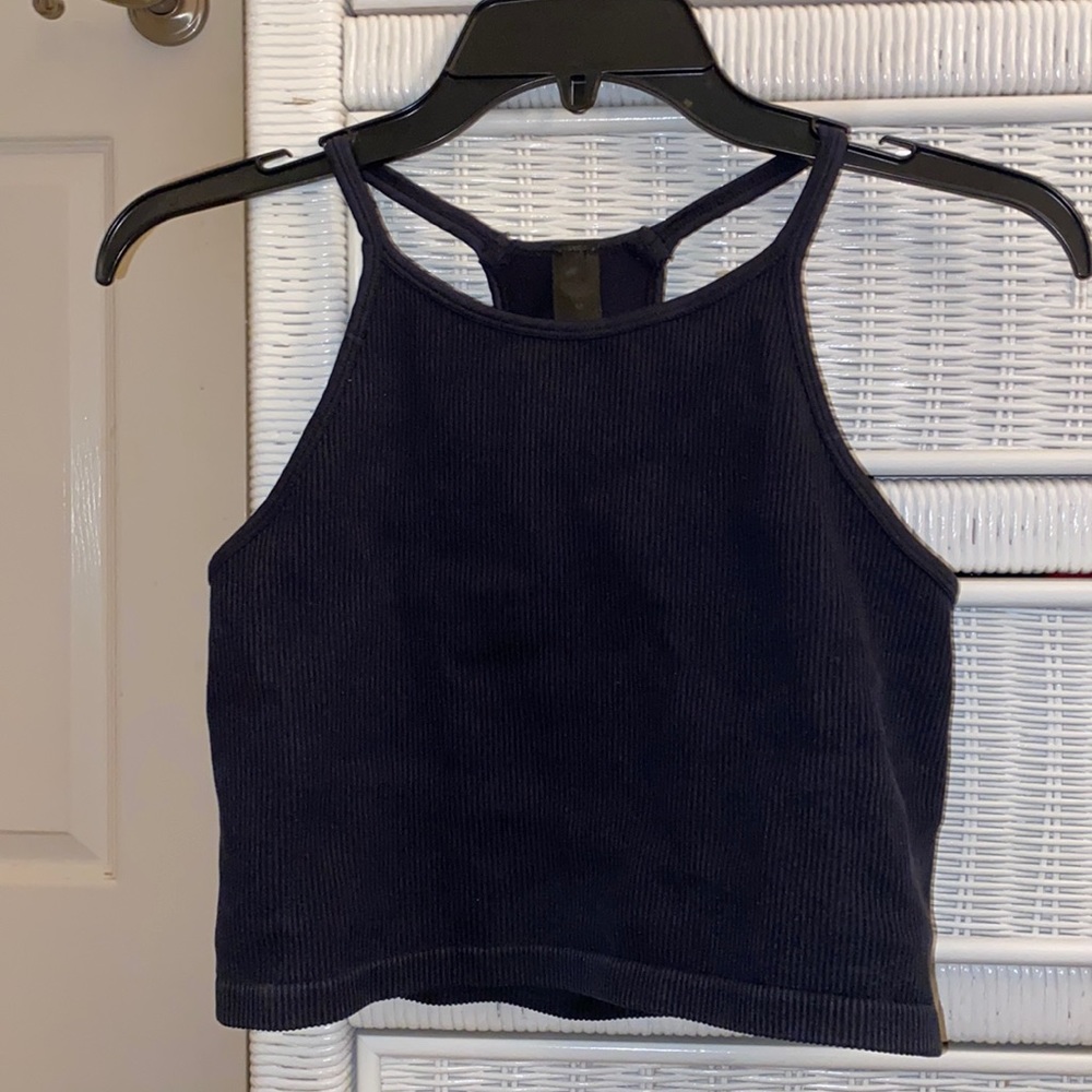 Altar’d State navy blue halter top